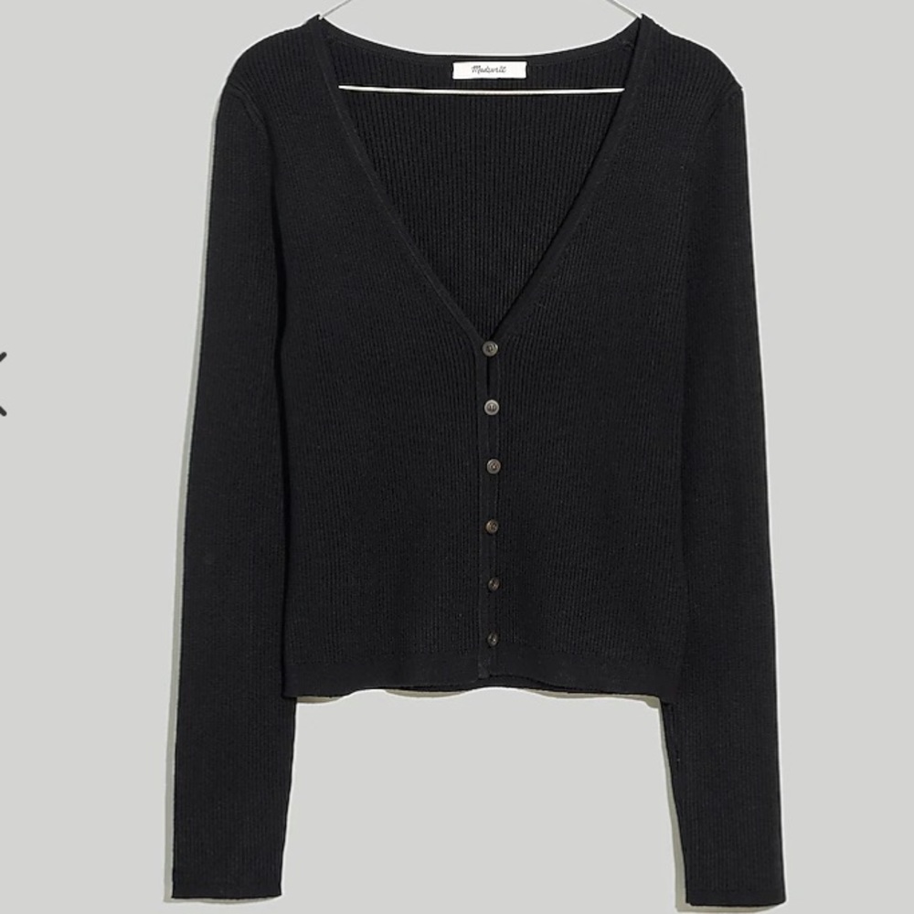 Madewell Carmon Crop Cardigan Sweater